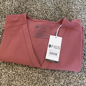 Women’s Mauve Catarina One Pocket Scrub Top. Size small